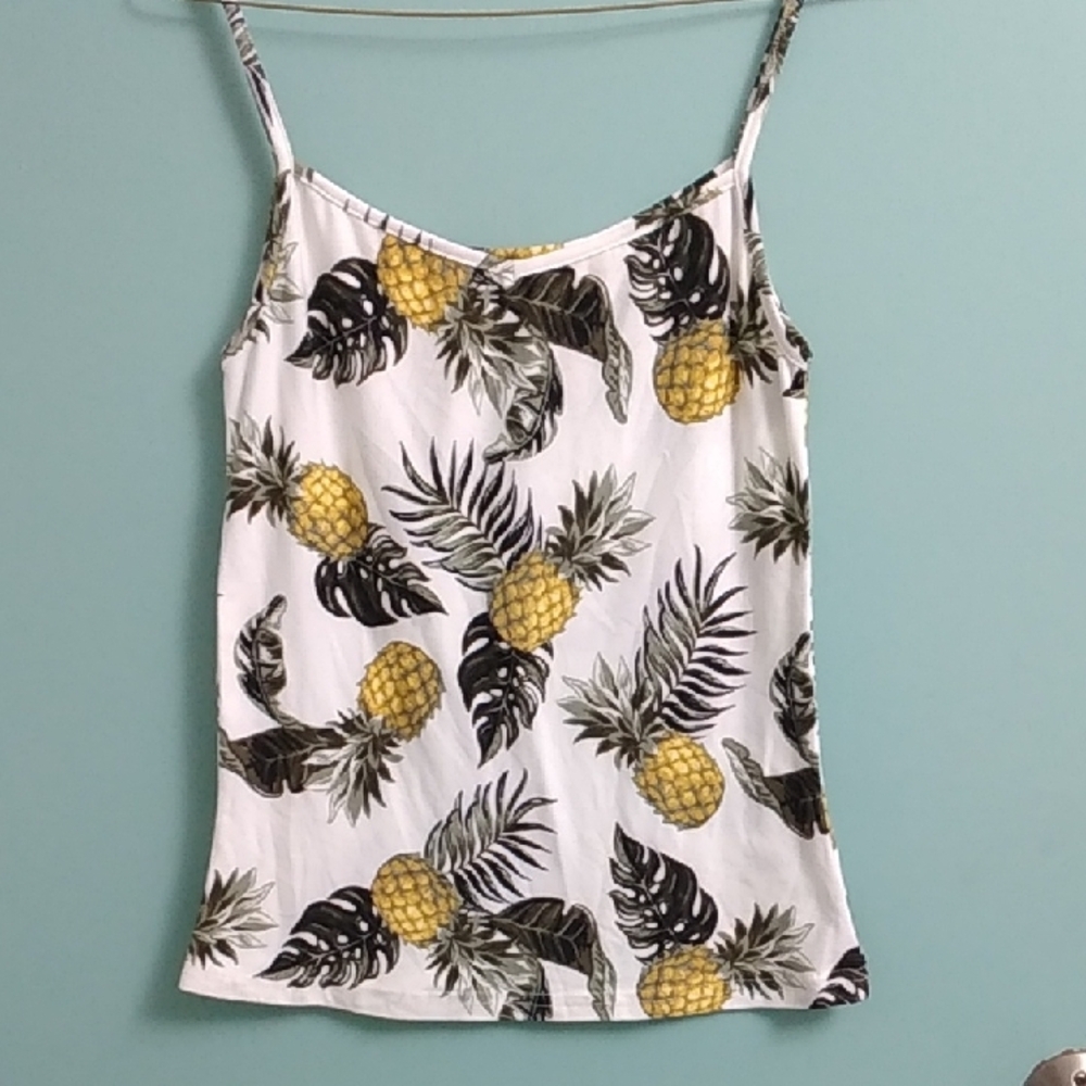 Pineapple Print Women's Camisole Top